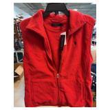 Polo Golf Ralph Lauren Red Fleece Vest, Large