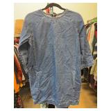 Topshop Moto Denim Dress, Size 6