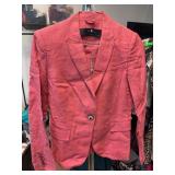 Zara Basic Pink Linen Blazer Size S