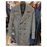 Express Water Resistant Houndstooth Coat, S