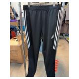 Adidas Black Track Pants, Size Medium