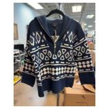 J.CREW Nordic Zip Sweater, XS