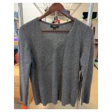 Charter Club Gray Cashmere Sweater XL