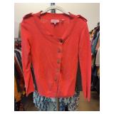 Ted Baker London Red Cardigan, Size 1