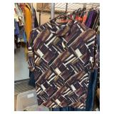 Express Relaxed Fit Abstract Shirt XS