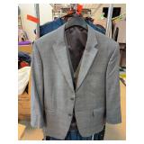 Jones New York Gray Wool Suit Jacket and Vest