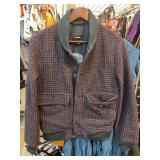 Express Houndstooth Wool Blend Jacket Size S
