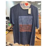 ROWM Blue Graphic T-Shirt Size M