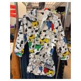 Children's Cartoon Cow Print Bathrobe