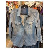 Coldwater Creek Denim Shirt, Size Large