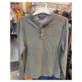 Ben Sherman The Original Gray Henley Shirt