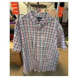 Croft & Barrow XXL Plaid Short-Sleeve Shirt