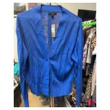 J.Crew Blue Cardigan Sweater, Size M