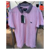 Rodd & Gunn Pink Polo Shirt, Size Small
