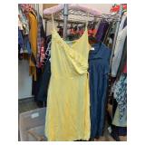 Beth Bowley Yellow Silk Dress, Size S