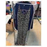 Topshop Floral Black Jumpsuit, Size 8