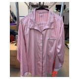 Victoria's Secret XL Pink Striped Pajama Set