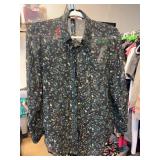 Philosophy Sheer Floral Blouse, Size S