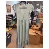 See You Monday Light Green Dress Size S