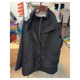 Coldwater Creek Black Hooded Jacket, Large