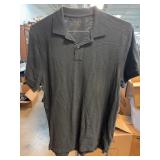 J.Crew Black Short Sleeve Polo Shirt Medium