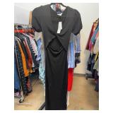 Topshop Black Short Sleeve Dress Size 6