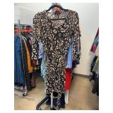 BCBGMAXAZRIA Petite Animal Print Dress SP