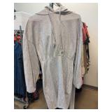 Topshop Gray Hoodie Dress, Size 6