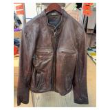 Banana Republic Brown Leather Jacket, Medium