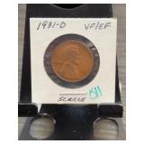1931-D Lincoln Wheat Cent VF