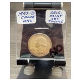 1952-D Washington Quarter UNC