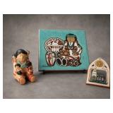 Cleo Teissedre Ceramic Art Group, 3 Pieces