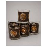 6pc Libbey African Safari Textured Rocks Glasses