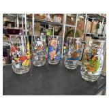 5 Looney Tunes Pepsi Collector Glasses