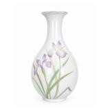 Otagiri Iris Bud Vase, Japan, 8 1/4'