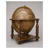 Tabletop Globe With Wood Stand