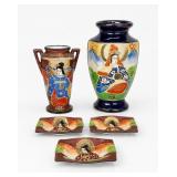 Satsuma Style Japanese Ceramic Set