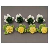 Royal Adderley Bone China Floral Figurines
