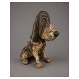 Cast Iron Basset Hound Dog Coin Bank