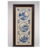 Columbia Minerva Framed Needlework Art, 1971