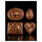 Four Animal and Heart Shaped Molds