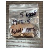 1918-S Lincoln Wheat Cents (5 Coins)