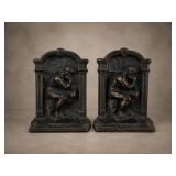 Cast Iron Thinker Bookends