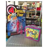 Fantastic Four Figure & Super Friends Lunchox