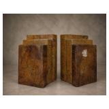 Stone Book Form Bookends