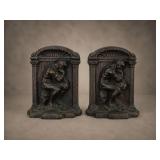 Cast Iron The Thinker Bookends