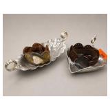 Hammered Aluminum Trays w Belts