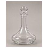 Clear Glass Wine Decanter With Stopper