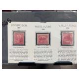 US Stamps: Bennington, White Plains, Valley