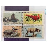 1972 U.S. Wildlife Conservation Stamp Block